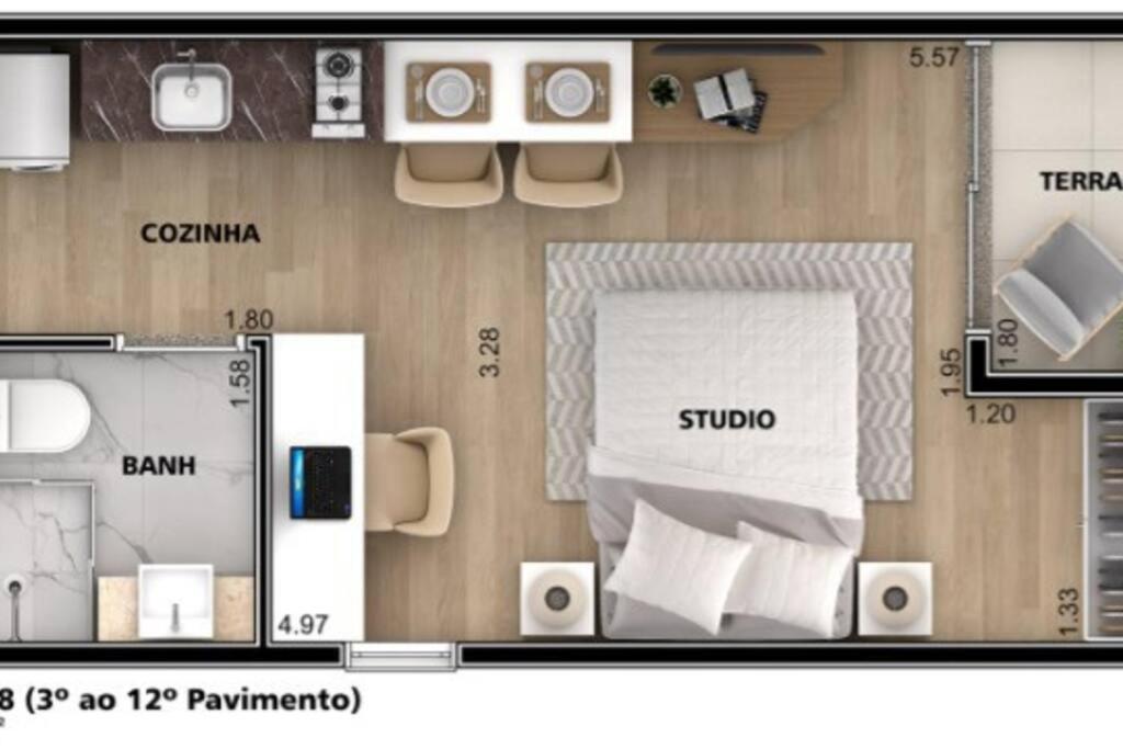 Apartamento Sanloft Jd Sp Expo Tiete 1 *